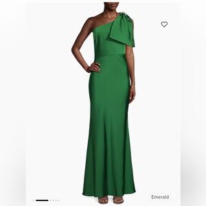 Sachin + Babi Aubrey Gown Emerald